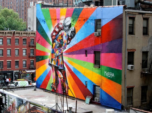 Peinture murale Eduardo Kobra @ NYC