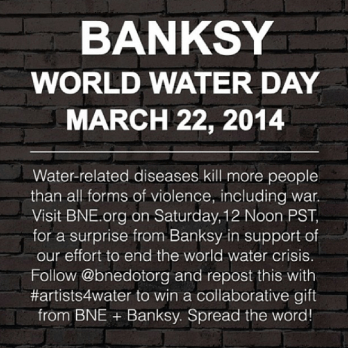 Banksy - World Water Day
