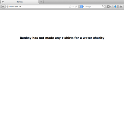 Banksy et BNE ?  NON