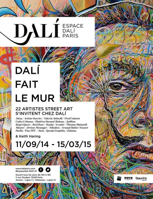 Affiche - Dali fait le Mur