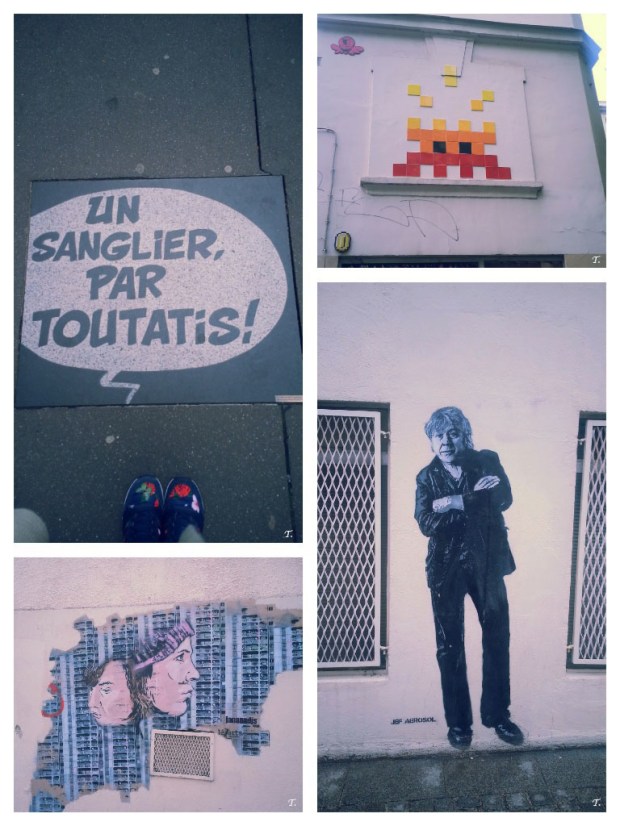 Asterix, Invaders et Lézarts - Paris 13e 