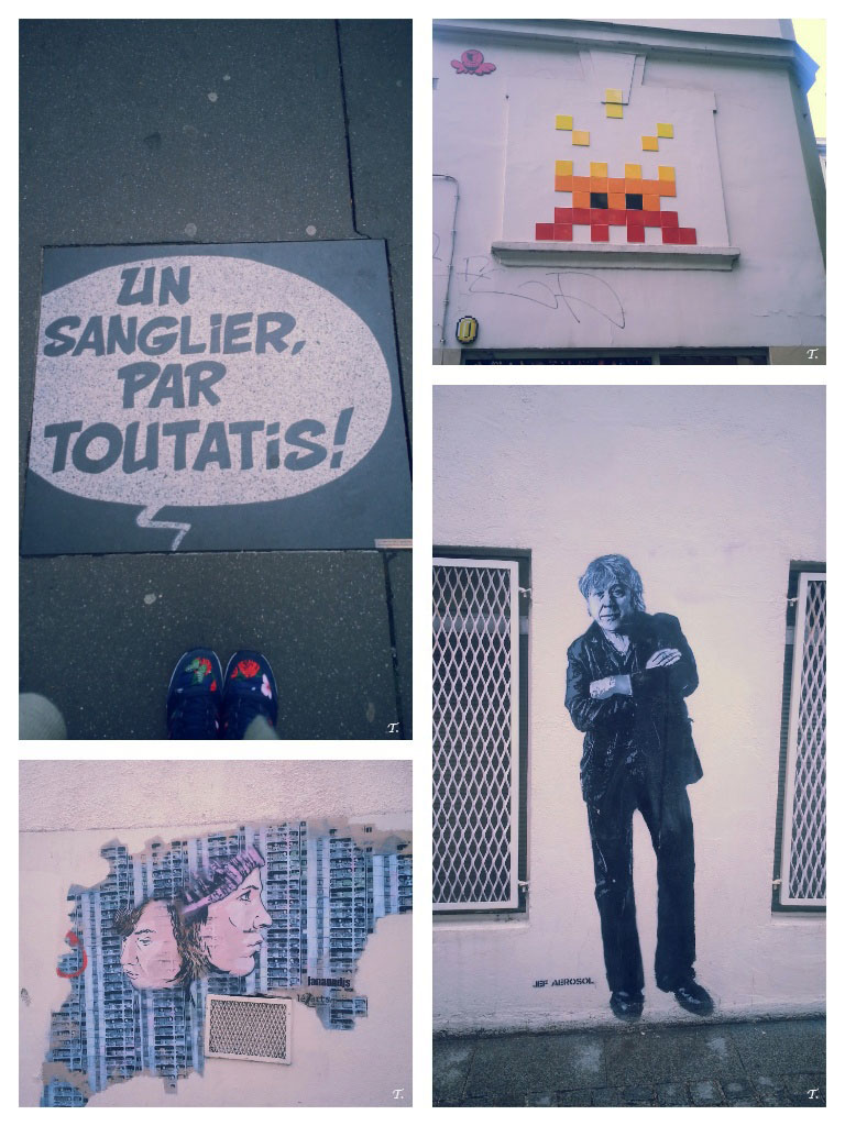 Asterix, Invaders et Lézarts - Paris 13e