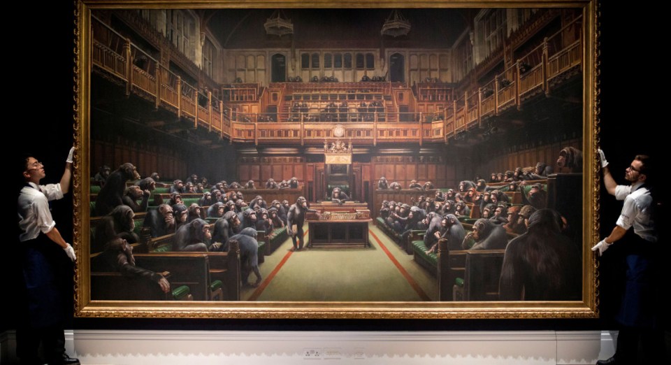 Le Parlement des Singes - Banksy